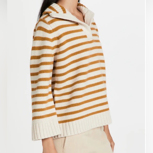 Ellie Stripe Polo Sweater - Picture 4 of 4